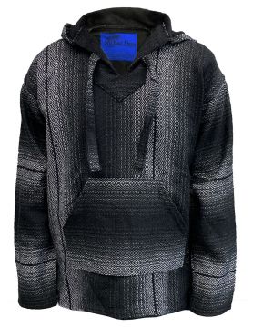 No Bad Days Baja Hoodie - Gradational Gray Black Diamond